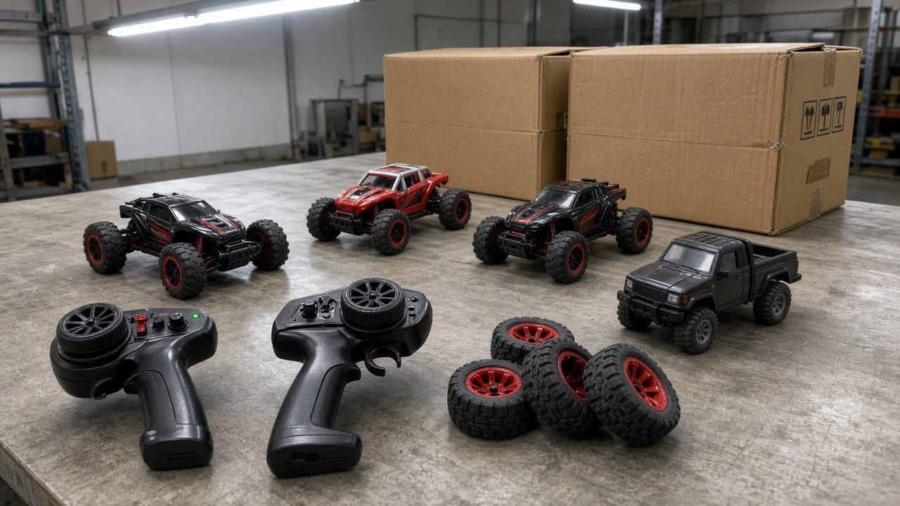 RC Vehicles & Robots arranged for wholesale review in Shantou